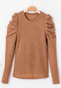 Sassy Puff Sleeve Blouse