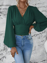 Load image into Gallery viewer, Sassy Balloon Sleeve Blouse
