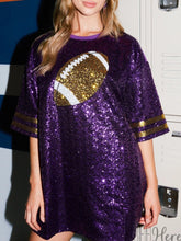 Load image into Gallery viewer, Sequin Football Oversize Top
