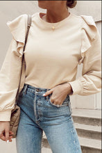 Load image into Gallery viewer, Ruffled Long Sleeve Blouse
