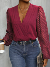 Load image into Gallery viewer, Sheer Long Sleeve Bodysuit
