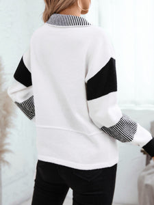 Striped Long Sleeve Sweater