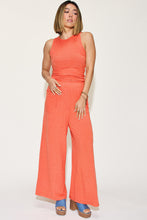Load image into Gallery viewer, Sassy Ribbed Tank and Wide Leg Pants Set
