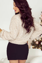 Load image into Gallery viewer, Sequin Long Sleeve Jacket
