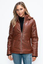Load image into Gallery viewer, Pocketed Zip Up Puffer Jacket
