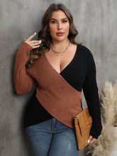 Load image into Gallery viewer, Sassy Two-Tone Sweater
