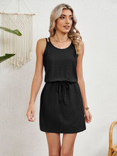 Load image into Gallery viewer, Sassy Scoop Neck Sleeveless Dress

