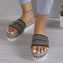 Load image into Gallery viewer, Weave Platform Sandals
