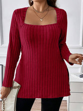 Load image into Gallery viewer, Sassy Square Long Sleeve Top
