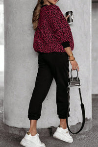 Sassy M Leopard Pants Set
