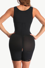 Load image into Gallery viewer, Zip-Up Lace Detail Shapewear
