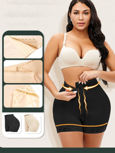 Hook-and-Eye Shaping Shorts