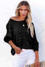 Load image into Gallery viewer, Round Neck Long Sleeve Knit Top
