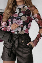 Load image into Gallery viewer, Sassy Floral Mesh Top

