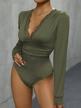 Load image into Gallery viewer, Laced Long Sleeve Bodysuit
