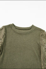 Load image into Gallery viewer, Sassy Ivory Lace Long Sleeve Top
