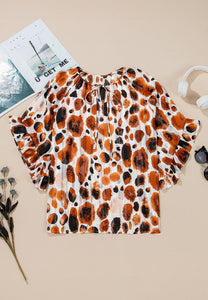 Printed Quarter Sleeve Blouse