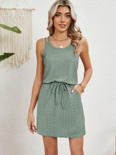 Load image into Gallery viewer, Sassy Scoop Neck Sleeveless Dress
