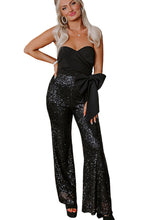 Load image into Gallery viewer, Sequin Wide Leg Jumpsuit
