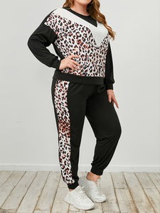 Sassy Leopard Sweatsuit Set