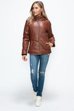 Load image into Gallery viewer, Pocketed Zip Up Puffer Jacket
