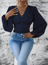 Load image into Gallery viewer, Sassy Balloon Sleeve Blouse
