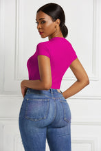Load image into Gallery viewer, Sassy Scoop Neck Short Sleeve Bodysuit

