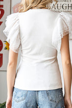 Load image into Gallery viewer, Sassy Ruffled Cap Sleeve Blouse
