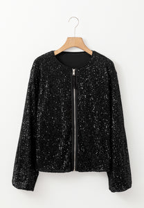 Sequin Long Sleeve Jacket