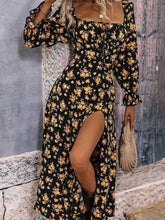 Load image into Gallery viewer, Sassy Printed Slit Dress

