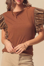 Load image into Gallery viewer, Sassy Ruffled Cap Sleeve Blouse
