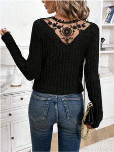 Lace Long Sleeve Shirt