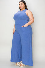 Load image into Gallery viewer, Sassy Ribbed Tank and Wide Leg Pants Set
