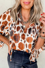 Load image into Gallery viewer, Printed Quarter Sleeve Blouse
