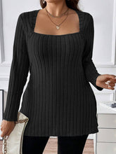 Load image into Gallery viewer, Sassy Square Long Sleeve Top
