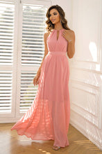 Load image into Gallery viewer, Sassy Coral Sleeveless Maxi Dress
