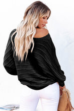 Load image into Gallery viewer, Round Neck Long Sleeve Knit Top

