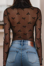 Load image into Gallery viewer, Sassy Bow Sheer Top
