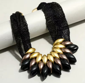 Black & Gold Necklace