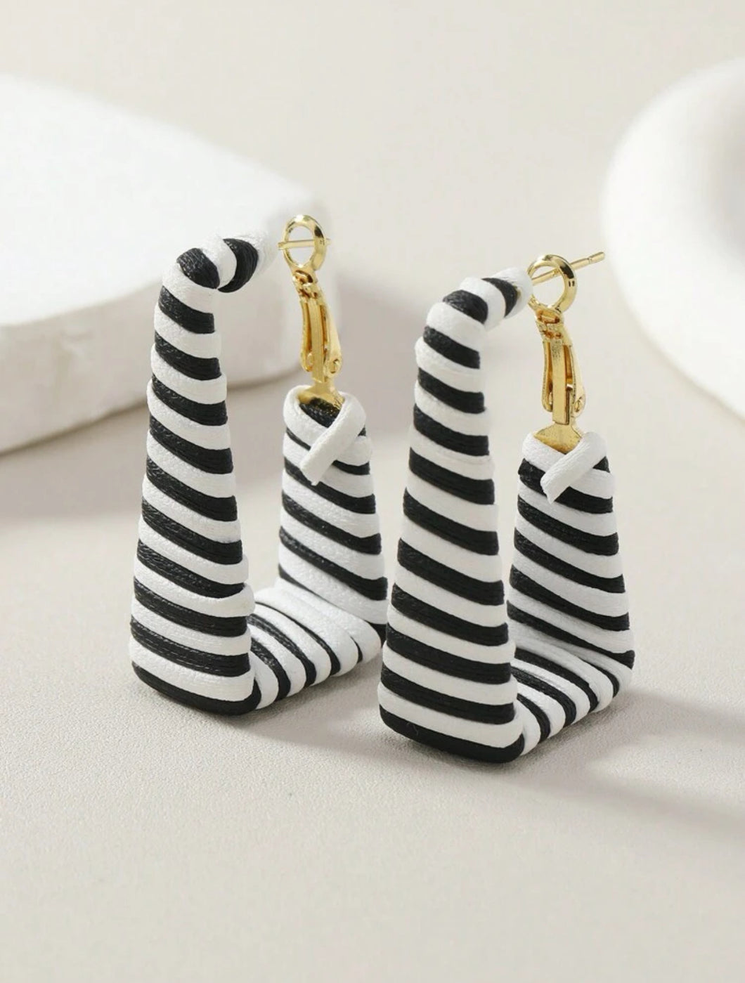 Sassy Zebra Print Earrings