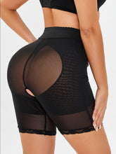 Load image into Gallery viewer, High-Waisted Lace Trim Shaping Shorts
