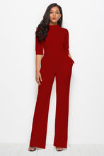 Load image into Gallery viewer, Tie-Waist Half Sleeve Jumpsuit

