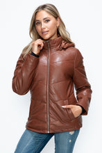 Load image into Gallery viewer, Pocketed Zip Up Puffer Jacket
