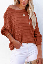 Load image into Gallery viewer, Round Neck Long Sleeve Knit Top
