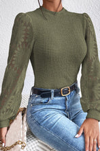 Load image into Gallery viewer, Sassy Ivory Lace Long Sleeve Top
