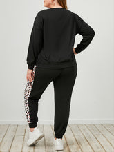 Load image into Gallery viewer, Sassy Leopard Sweatsuit Set
