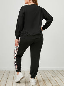 Sassy Leopard Sweatsuit Set