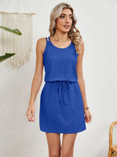 Load image into Gallery viewer, Sassy Scoop Neck Sleeveless Dress
