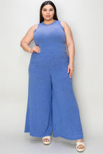 Load image into Gallery viewer, Sassy Ribbed Tank and Wide Leg Pants Set

