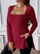 Load image into Gallery viewer, Sassy Square Long Sleeve Top
